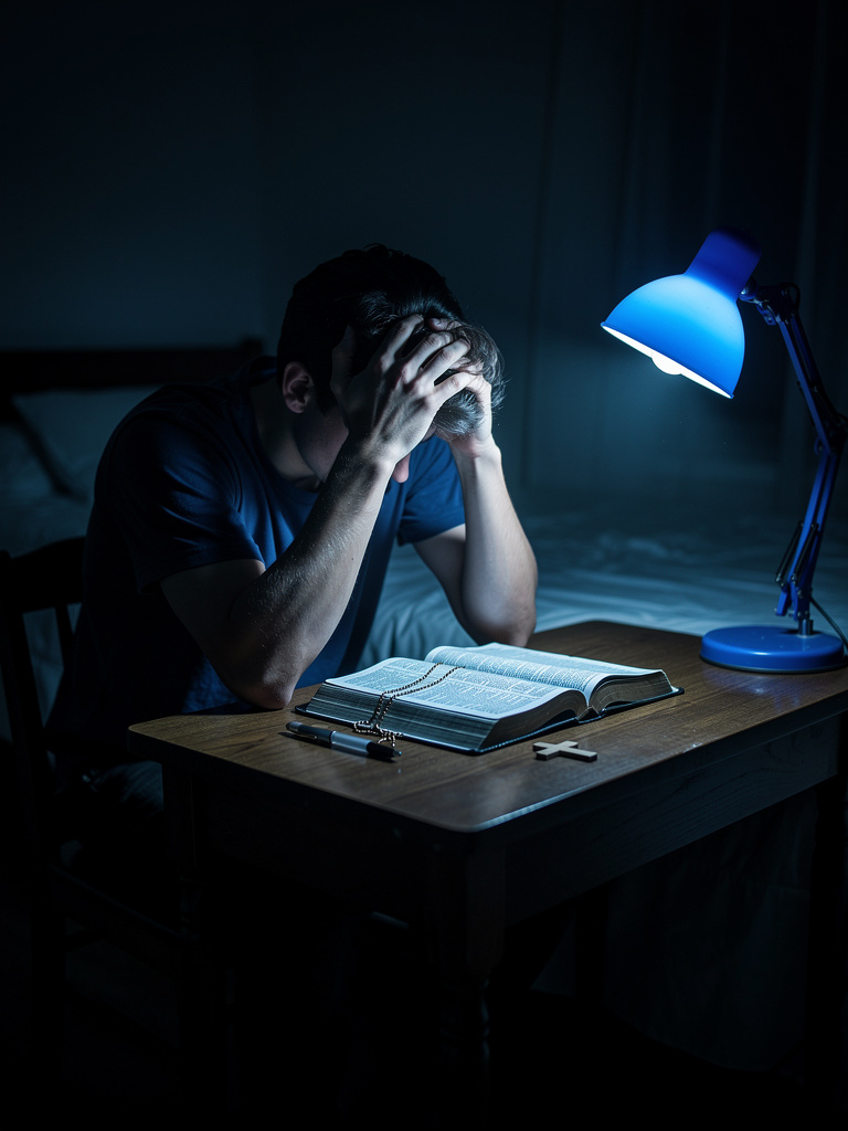 Man trapped in the cycle